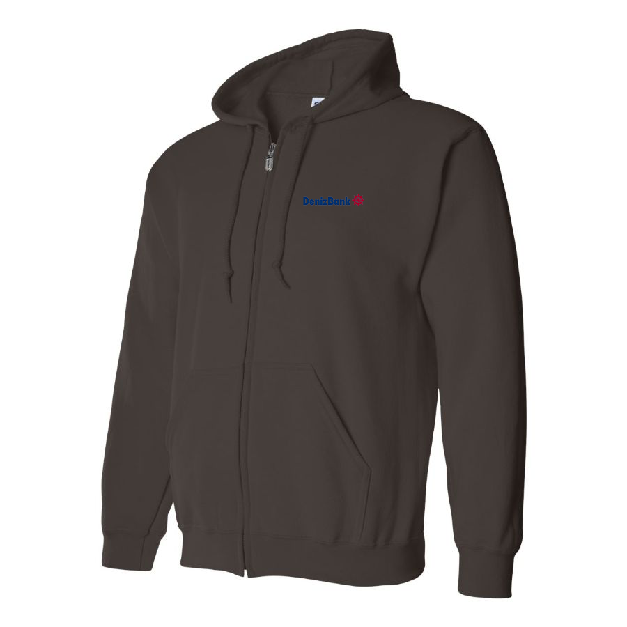 Men's DenizBank Logo Zipper Hoodie