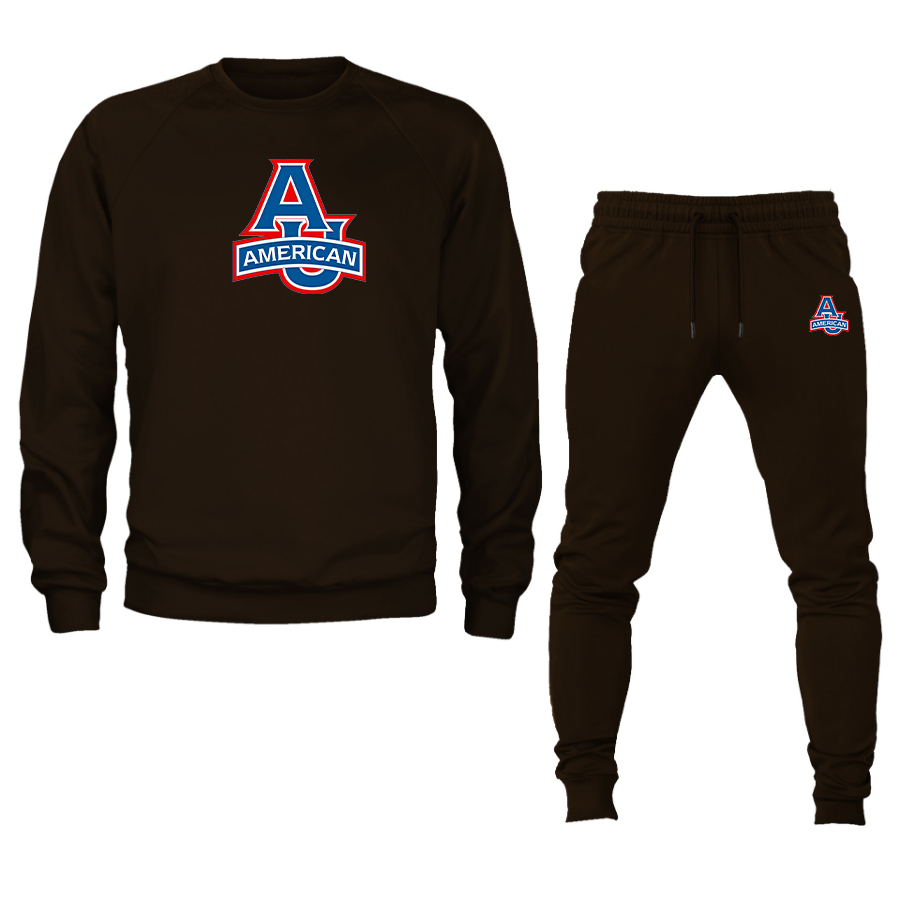 Men's  American Eagles  Crewneck Sweatshirt Joggers Suit