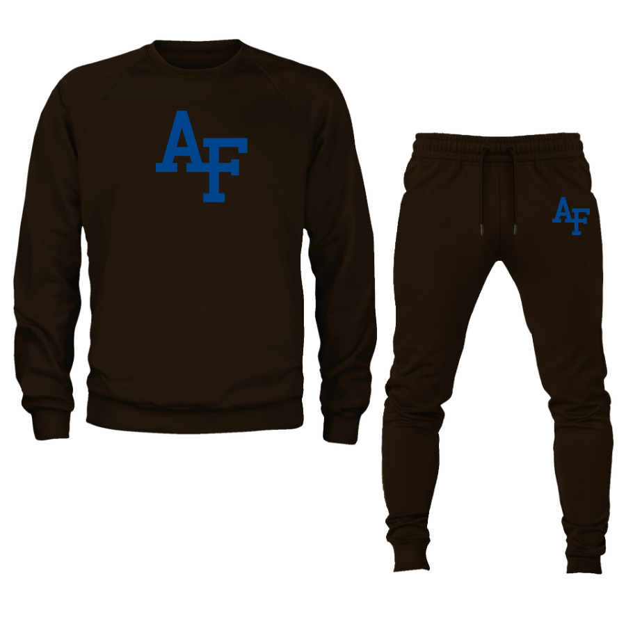 Men's Air Force Falcons  Crewneck Sweatshirt Joggers Suit