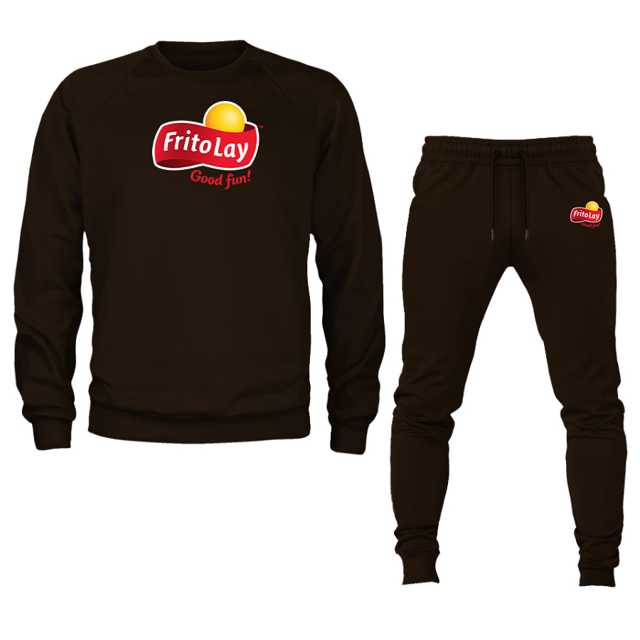 Men's Frito Lay Crewneck Sweatshirt Joggers Suit