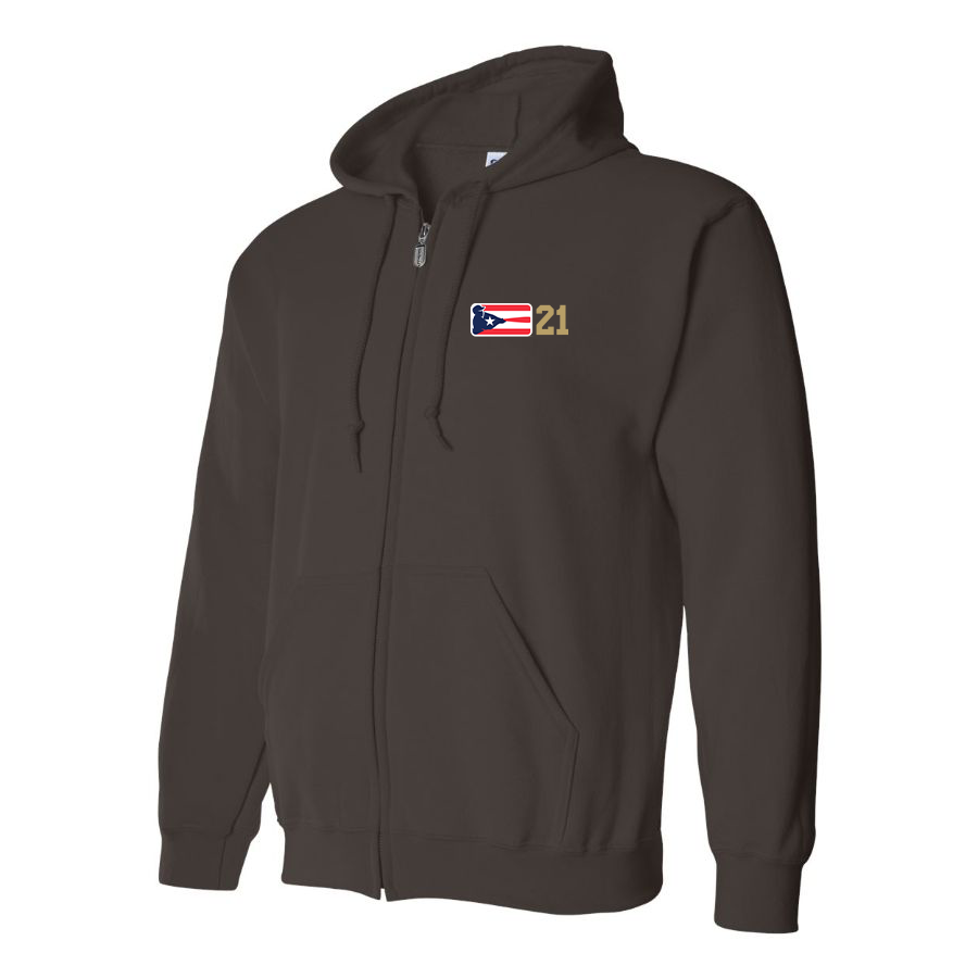 Men's Liga de Beisbol Profesional Roberto Clemente Logo Zipper Hoodie