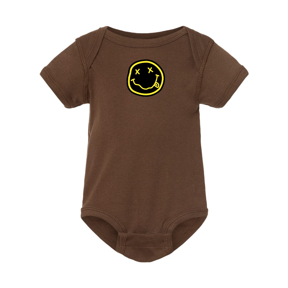 Nirvana Yellow and Black Face Rabbit Skins Infant Baby Rib Bodysuit