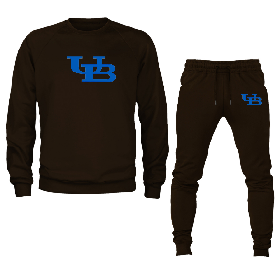 Men's  Buffalo Bulls  Crewneck Sweatshirt Joggers Suit