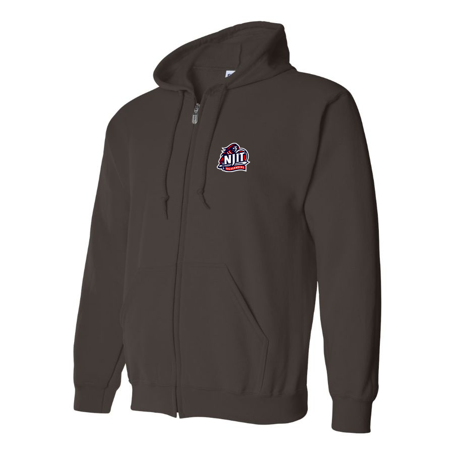 Men's NJIT Highlanders Logo  Zipper Hoodie