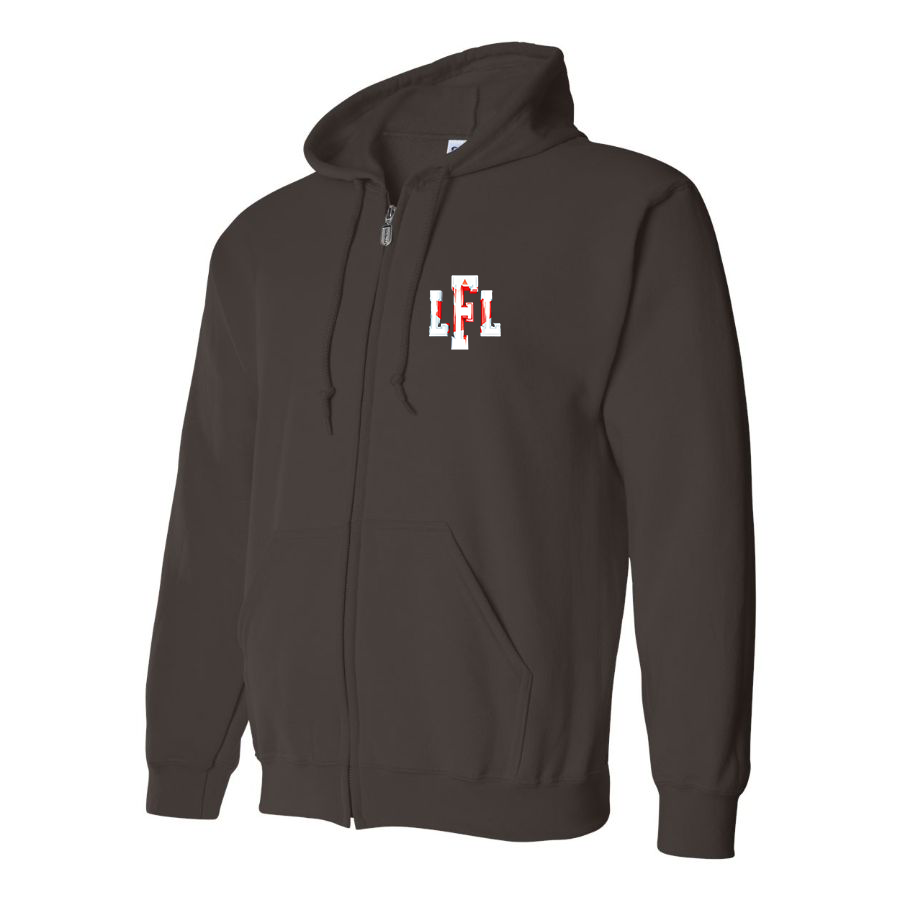 Men's LFL Canada  Logo Zipper Hoodie
