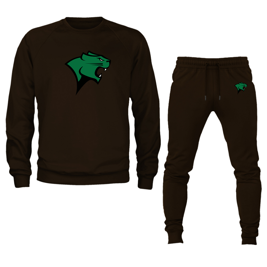 Men's Chicago State Cougars Crewneck Sweatshirt Joggers Suit