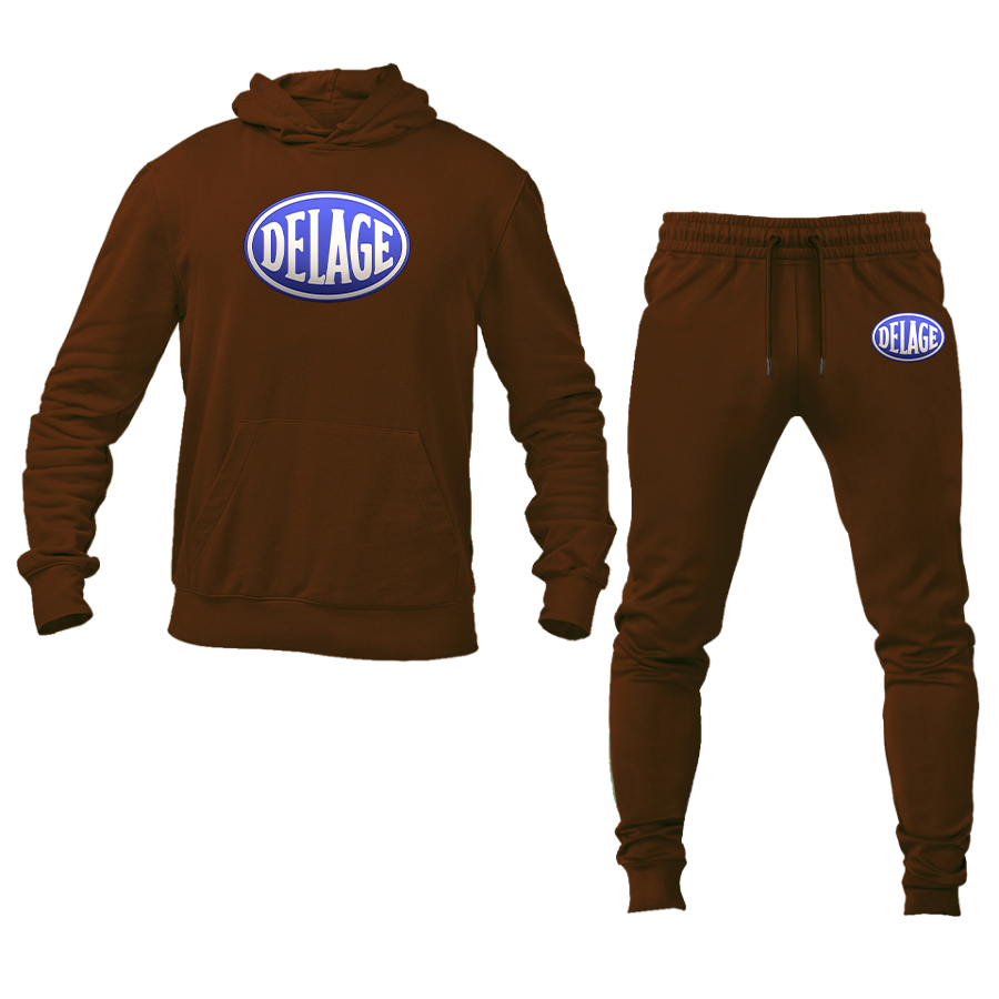 Men's Delage  Logo Hoodie Joggers Set