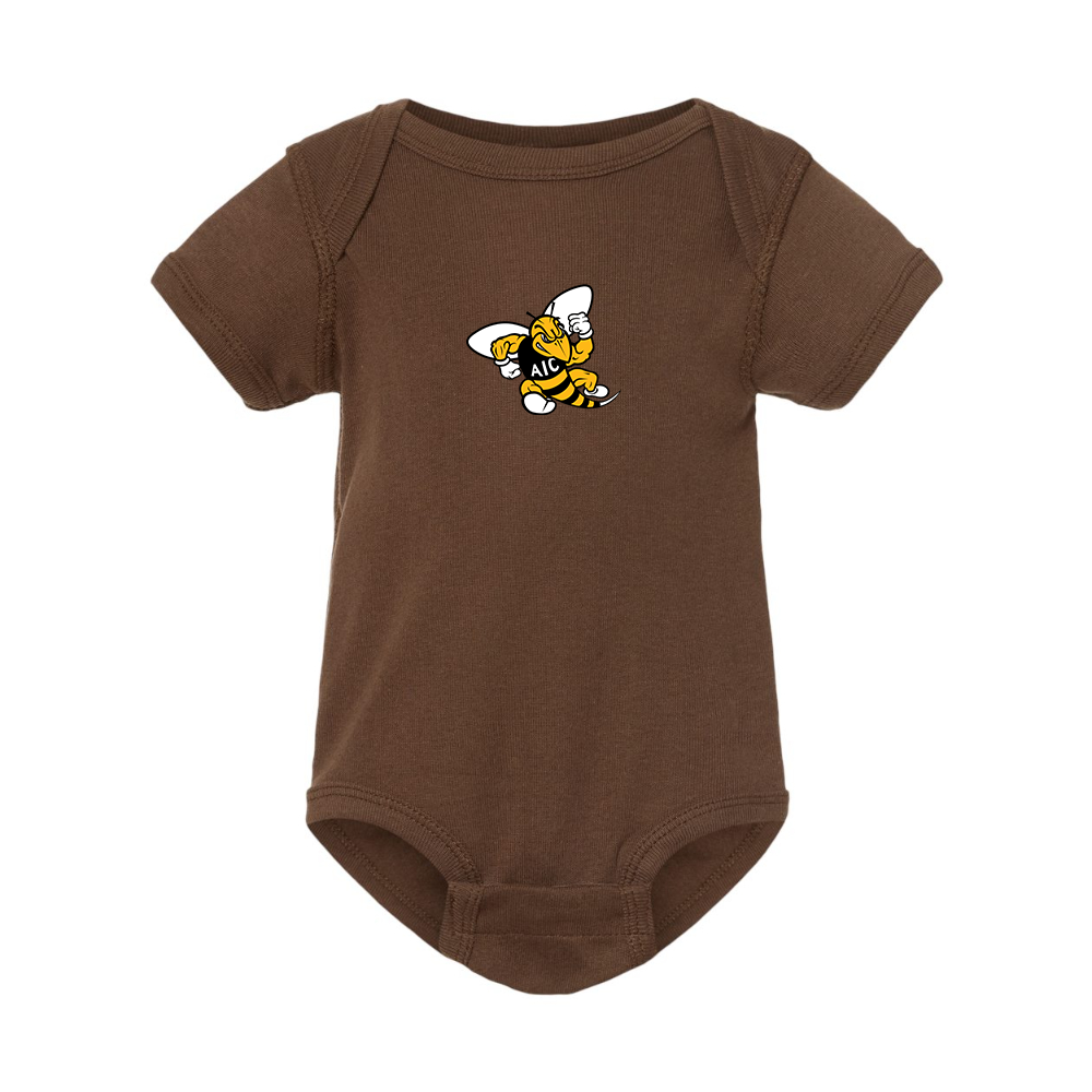 AIC Yellow Jackets   Rabbit Skins Infant Baby Rib Bodysuit