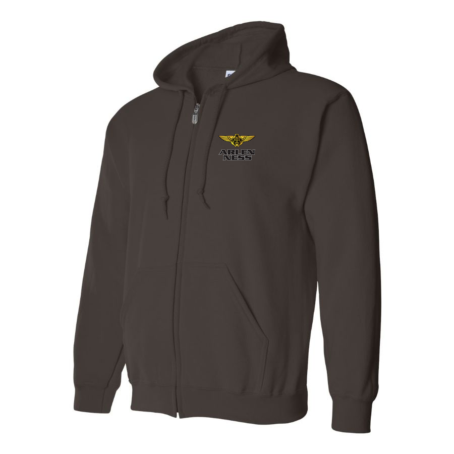 Men's Arlen Ness Logo Zipper Hoodie