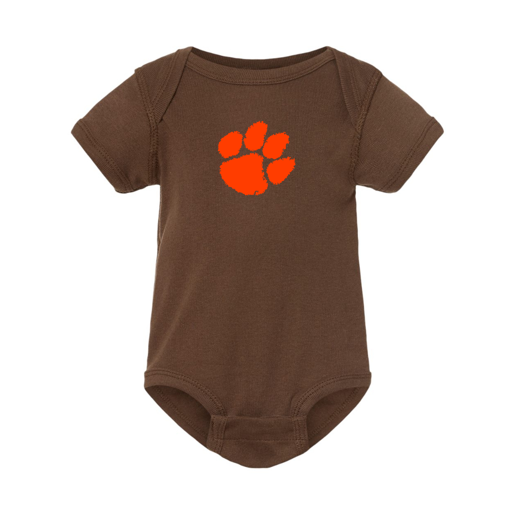 Clemson Tigers  Rabbit Skins Infant Baby Rib Bodysuit