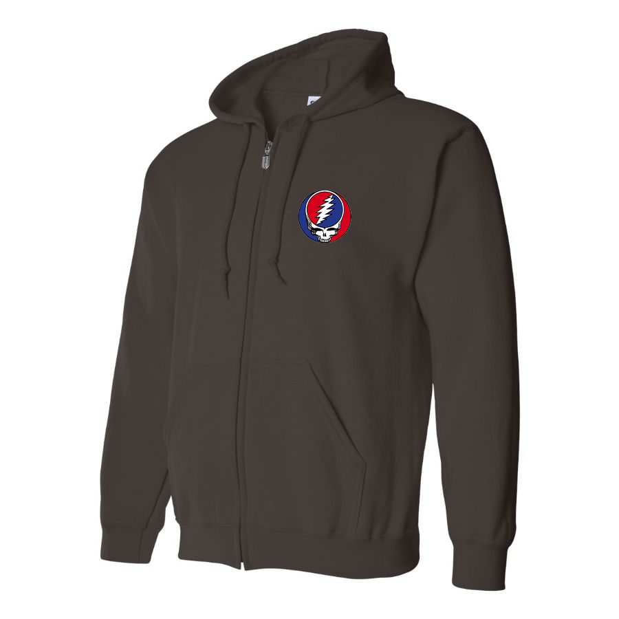 Men's Gratefu Dead Logo Zipper Hoodie