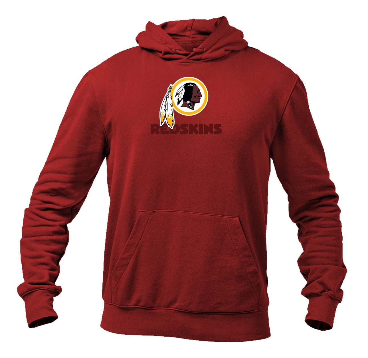 Men's Washington Redskins Logo  Pullover Hoodie
