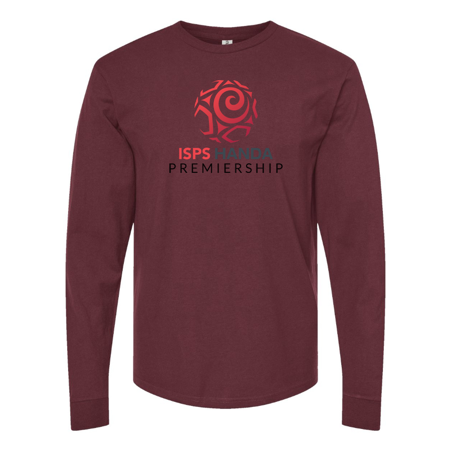 Men's ISPS Handa Premiership Logo Cotton Long Sleeve T-Shirt