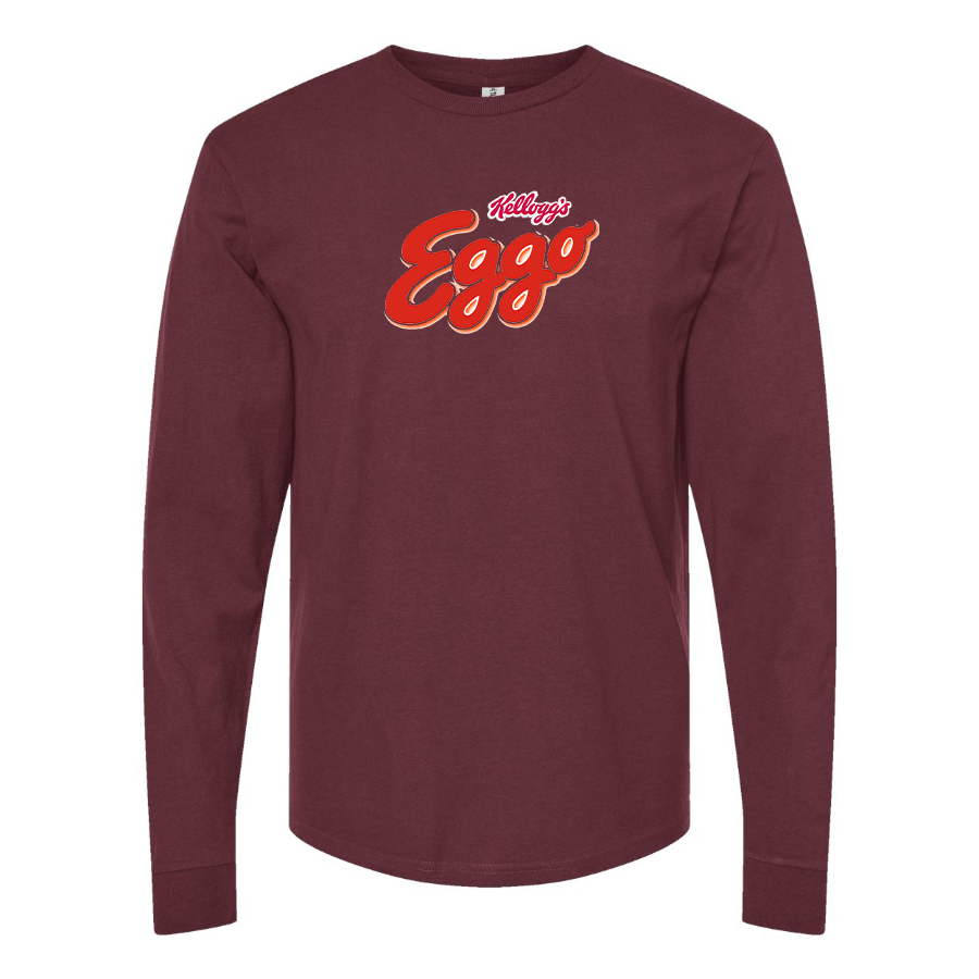 Men's Eggo Logo Cotton Long Sleeve T-Shirt
