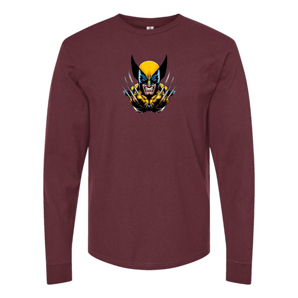 Men's Wolverine 2025 Art Cotton Long Sleeve T-Shirt
