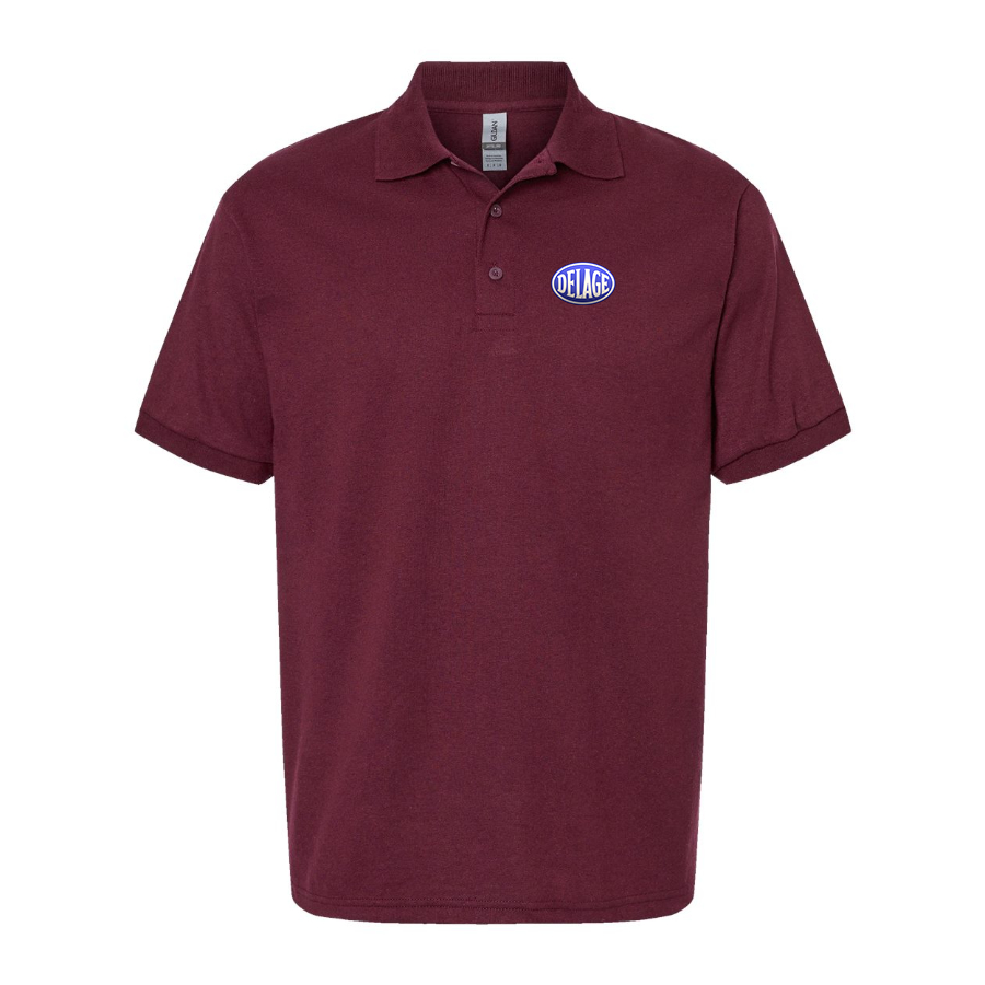 Men's Delage Logo Dry Blend Polo