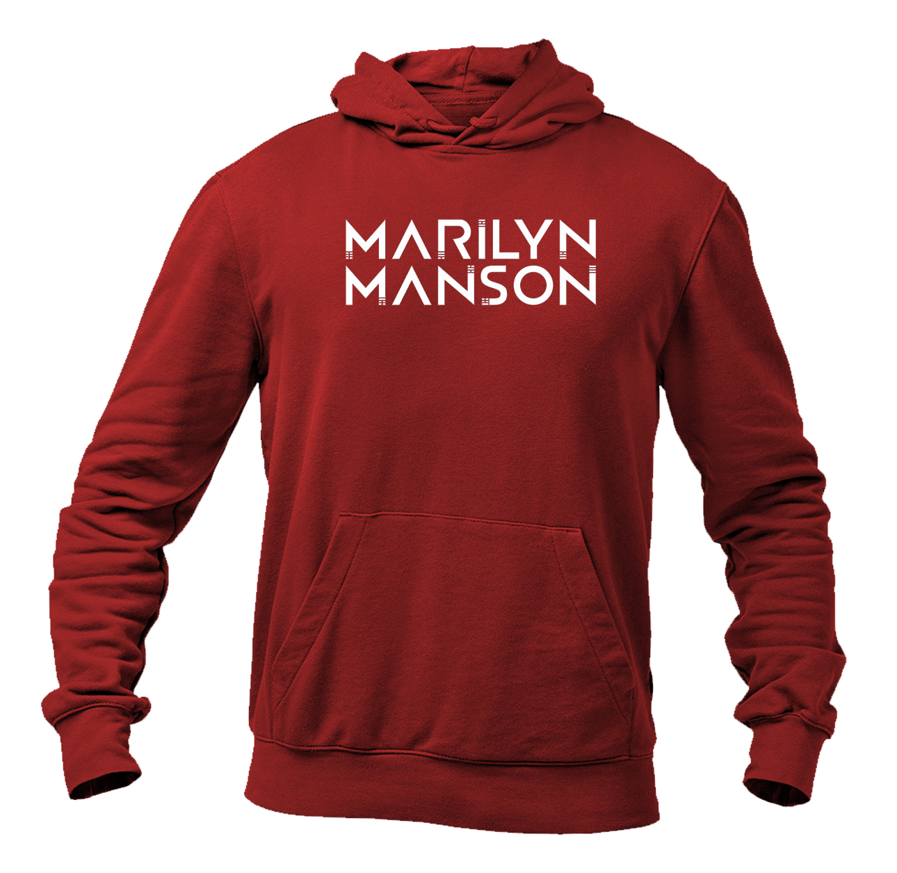 Men's Marilyn Manson Logo Pullover Hoodie