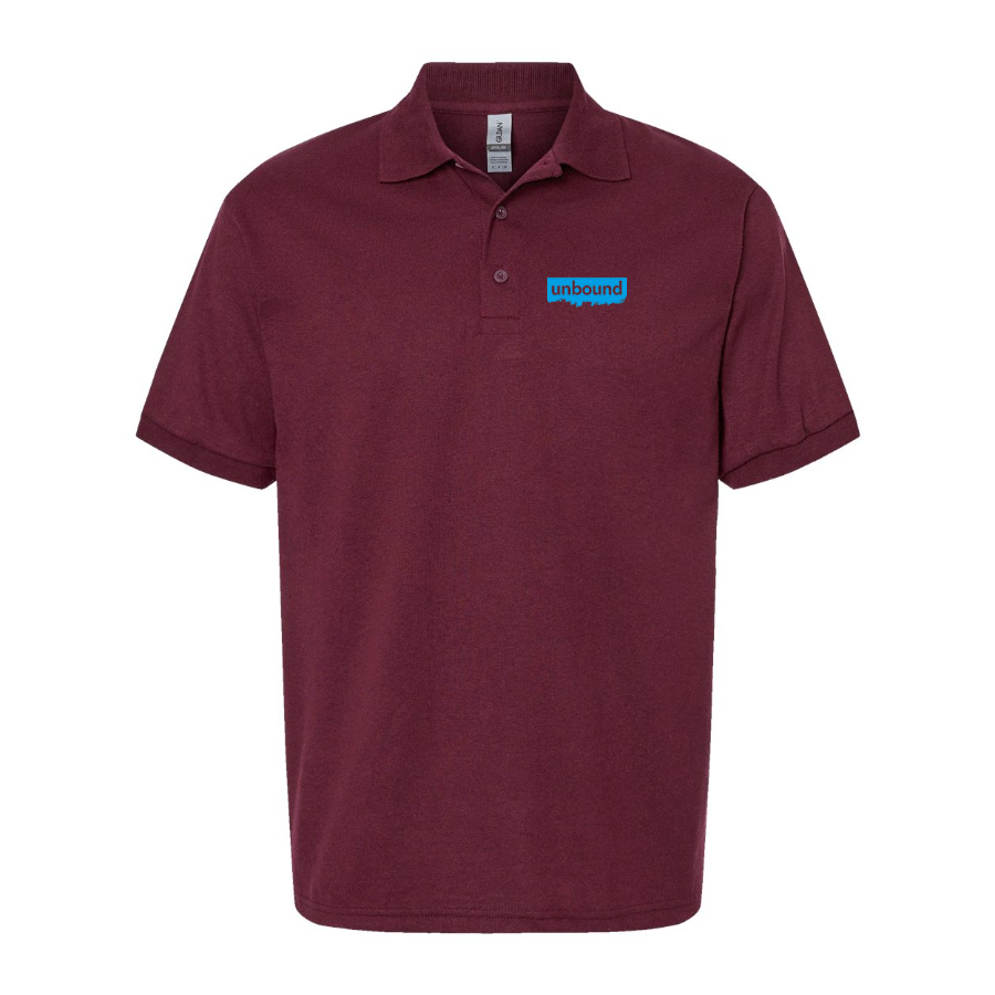 Men's Unbound Live Logo  Dry Blend Polo
