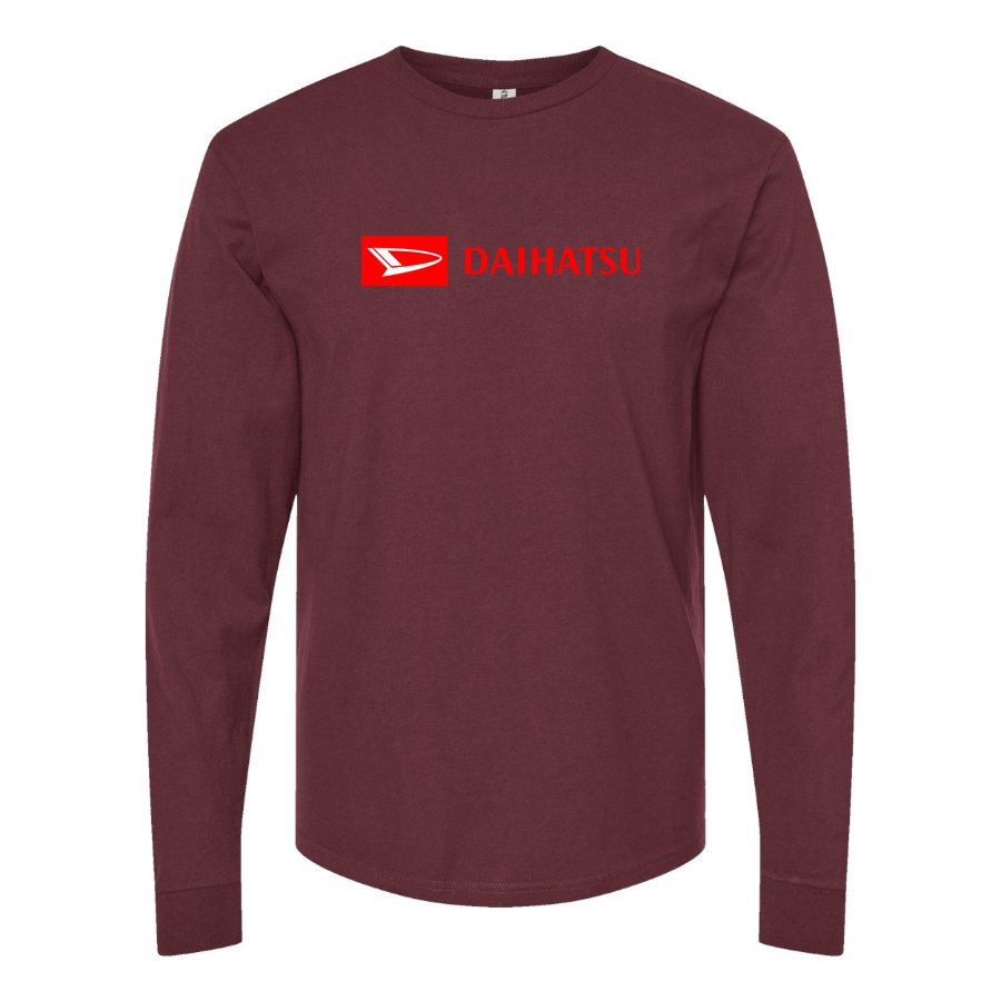 Men's  Daihatsu Logo Cotton Long Sleeve T-Shirt