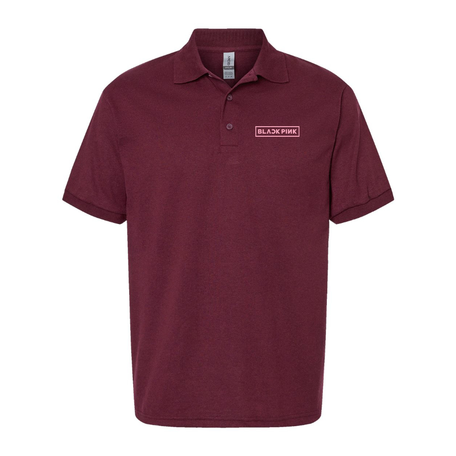 Men's  Blackpink Logo Dry Blend Polo