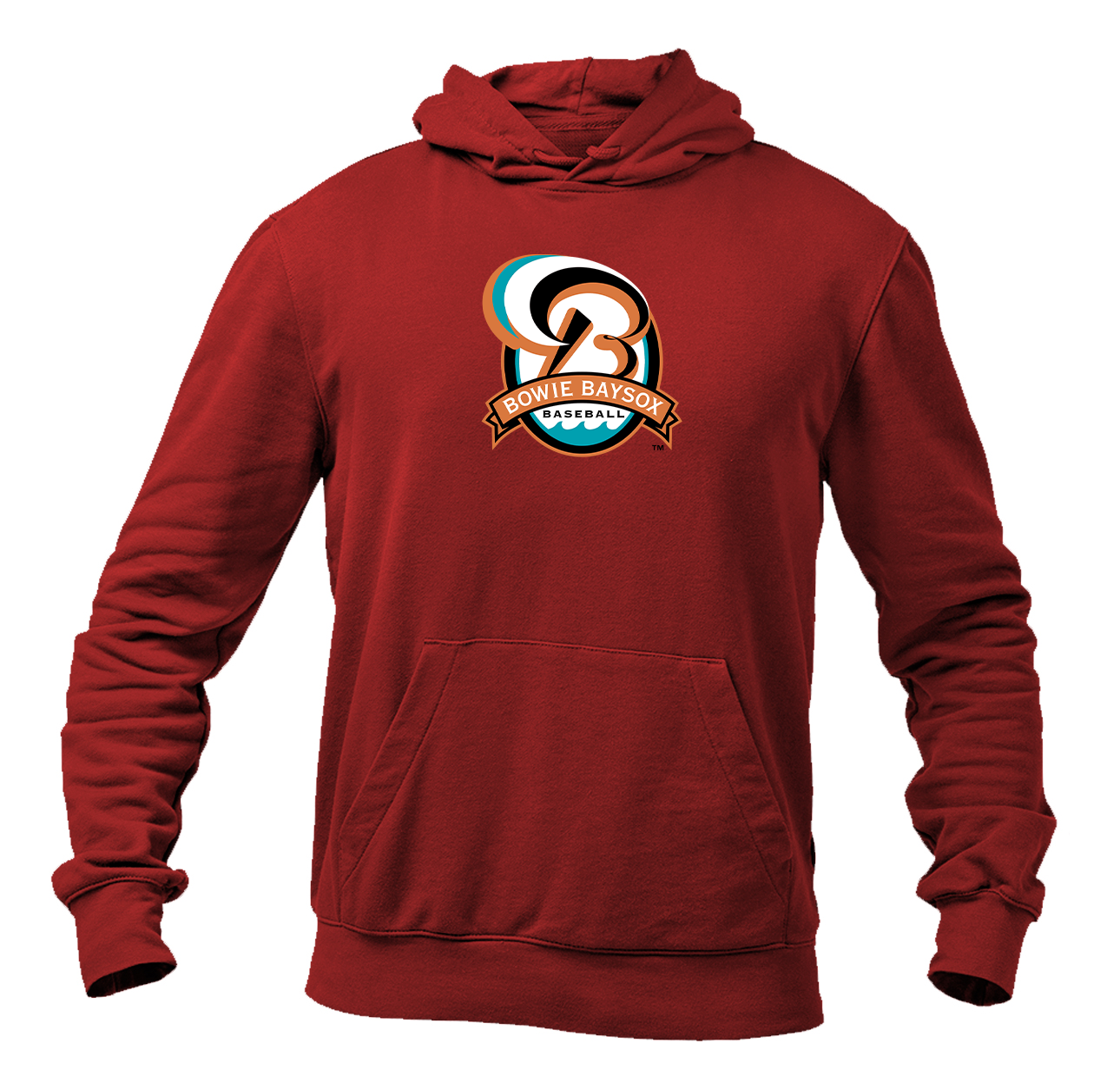 Men's Bowie BaySox Logo Pullover Hoodie
