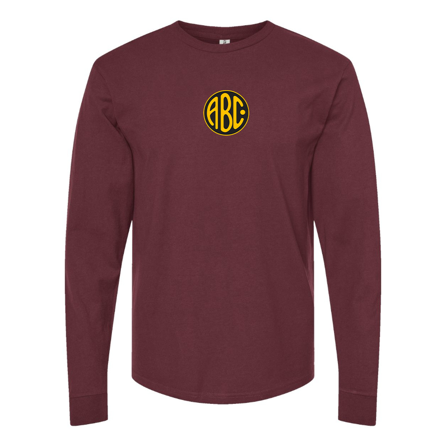 Men's ABC Motors Logo Cotton Long Sleeve T-Shirt