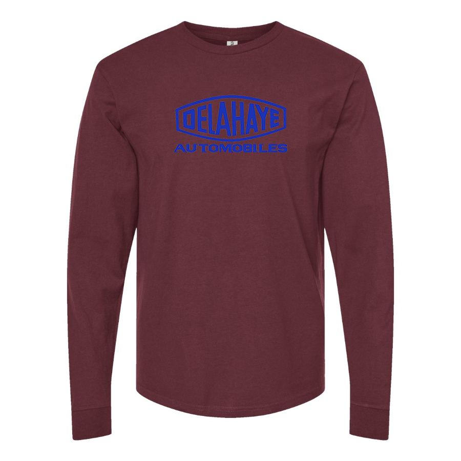 Men's Delahaye Logo Cotton Long Sleeve T-Shirt
