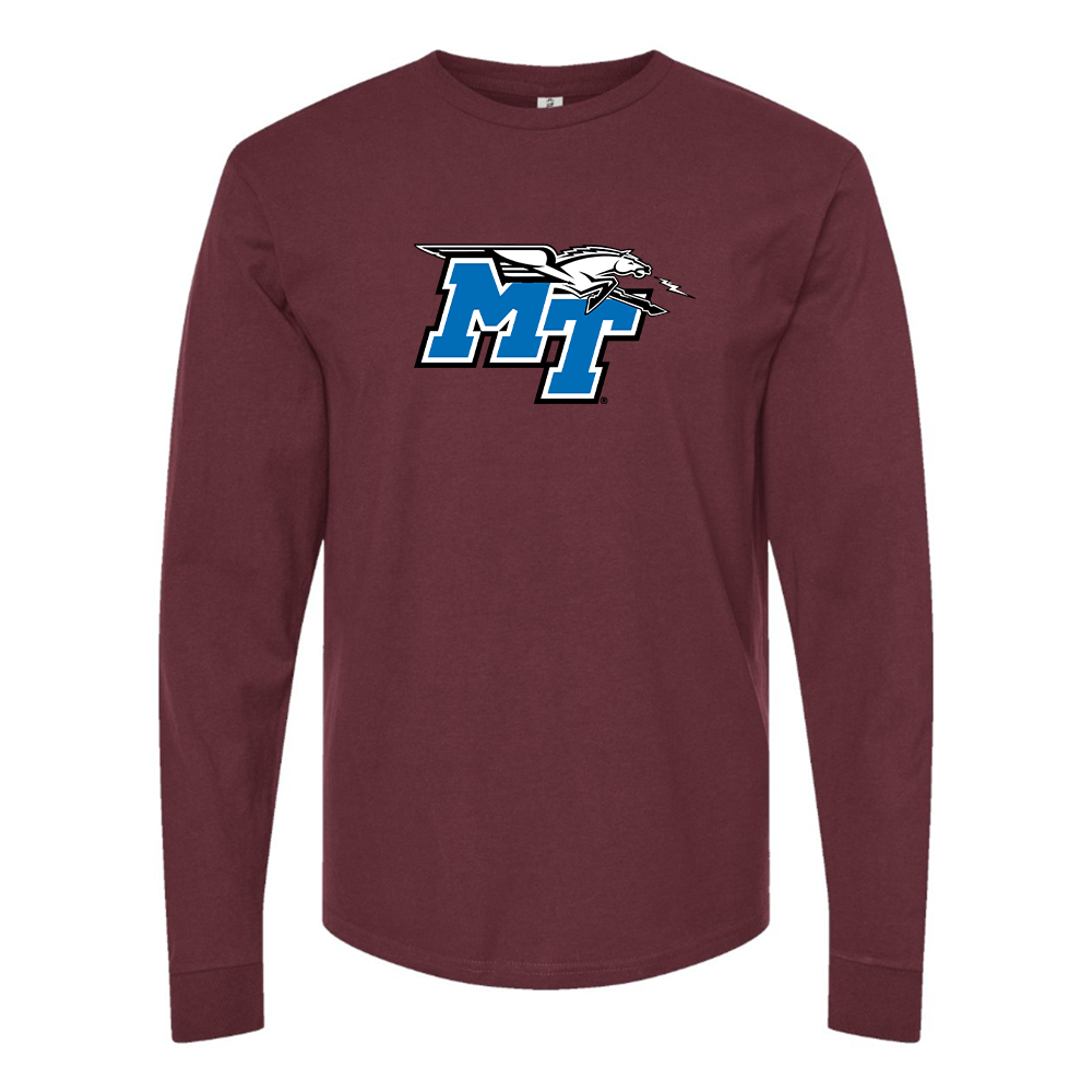 Men's Middle Tennessee Blue Raiders Cotton Long Sleeve T-Shirt