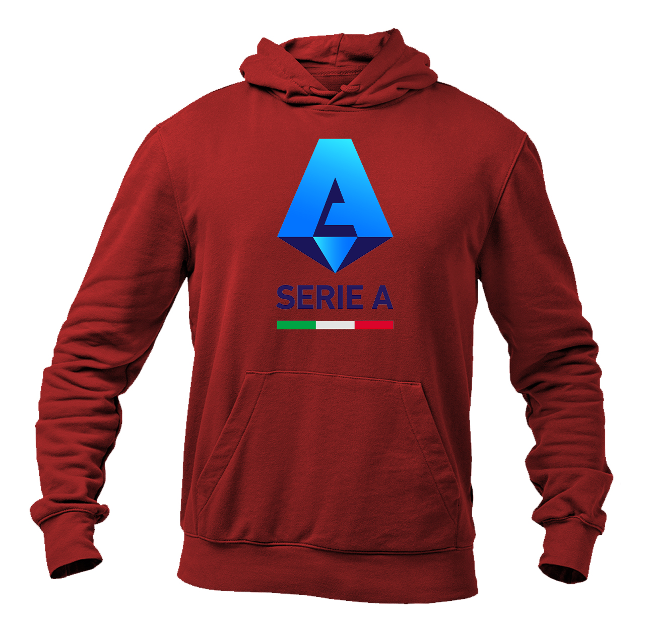 Men's Italian Serie A Logo Pullover Hoodie