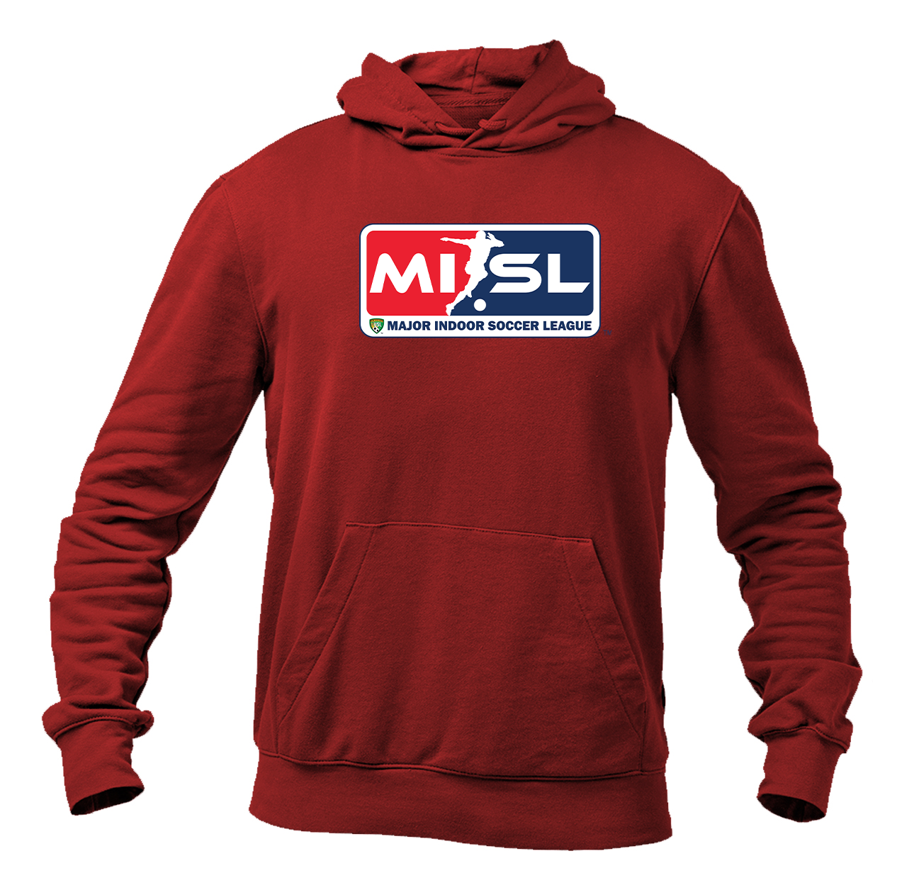 Men's Major Indoor Soccer League Logo Pullover Hoodie
