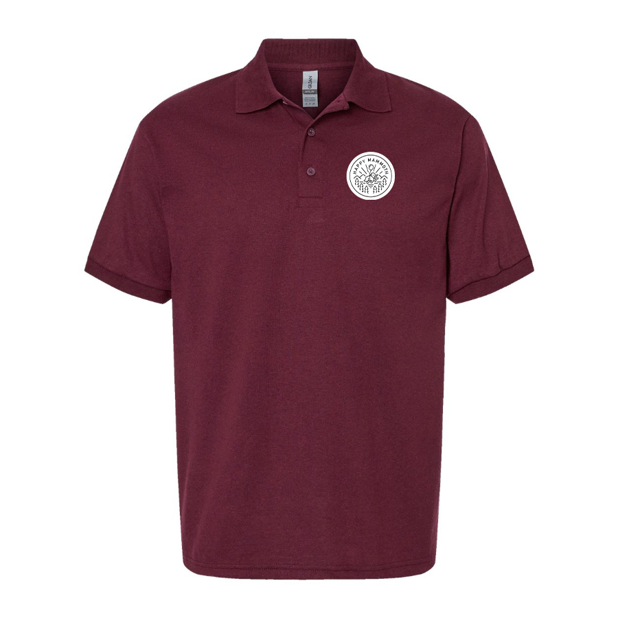 Men's Happy Mammoth Logo Dry Blend Polo