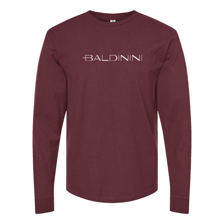 Men's Baldinini Logo Cotton Long Sleeve T-Shirt