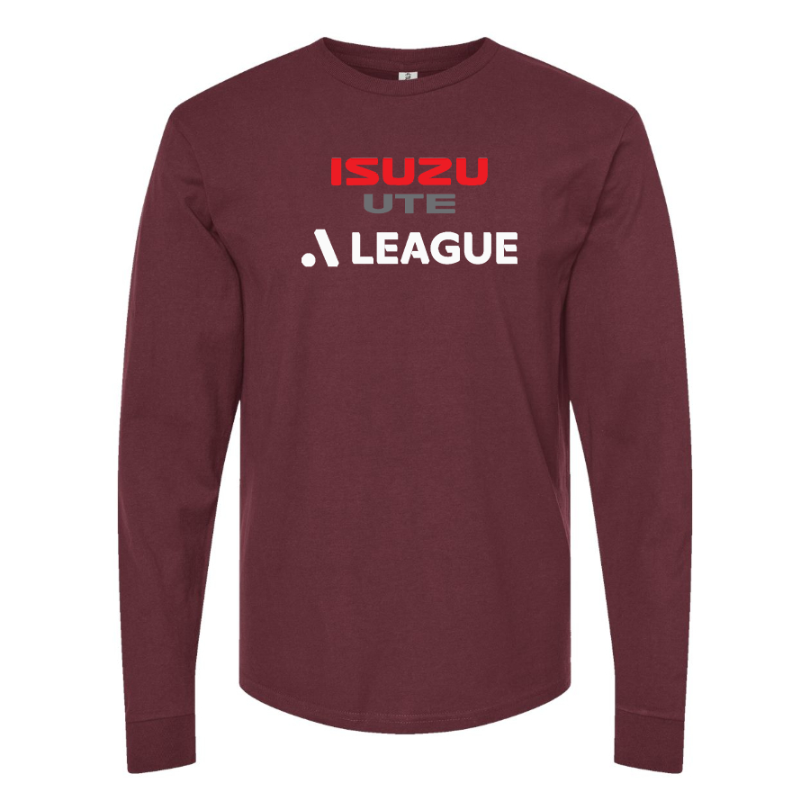 Men's  A League Logo Cotton Long Sleeve T-Shirt