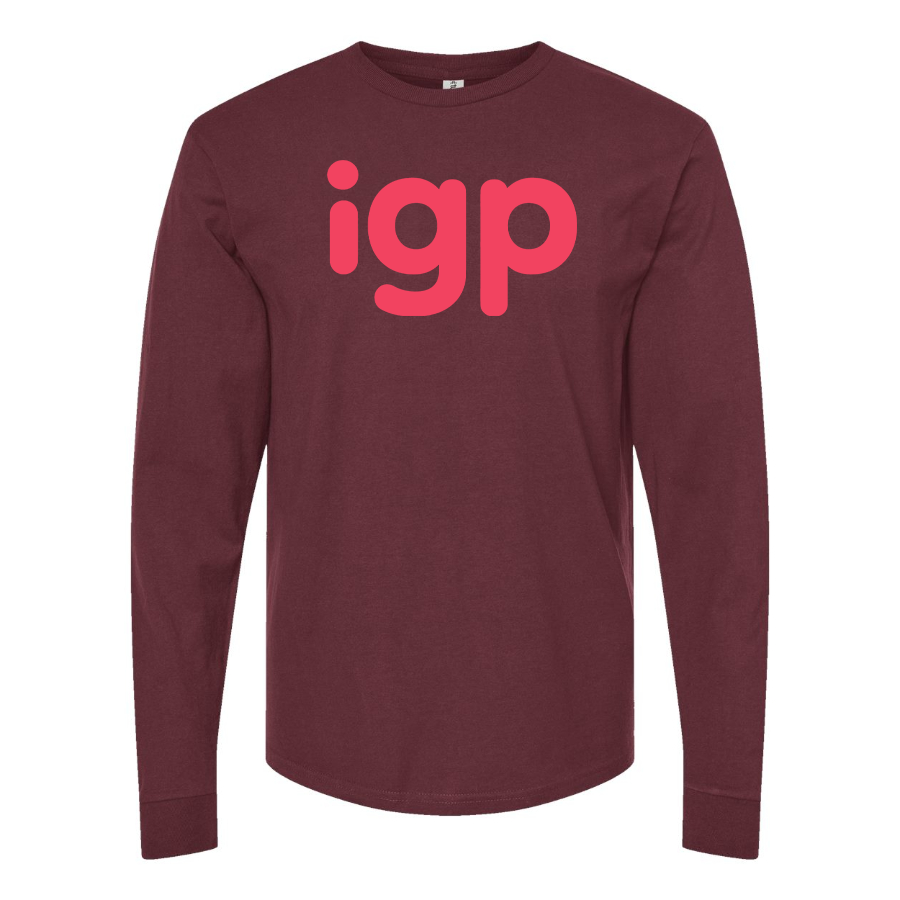 Men's Indian Gifts Portal  Logo Cotton Long Sleeve T-Shirt