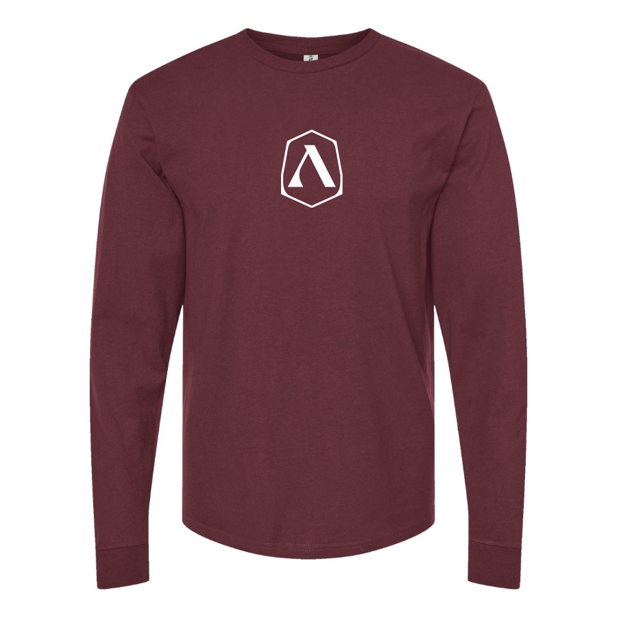 Men's Adamastor  Logo Cotton Long Sleeve T-Shirt