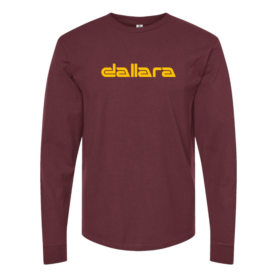 Men's Dallara Logo Cotton Long Sleeve T-Shirt