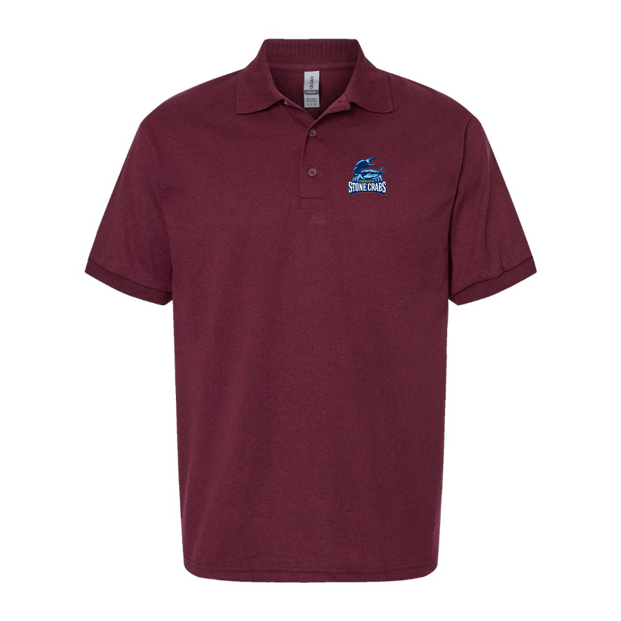 Men's Charlotte Stone Crabs Logo Dry Blend Polo