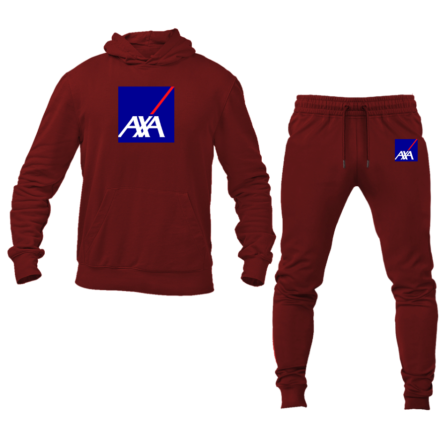 Men's Axa Logo Hoodie Joggers Set