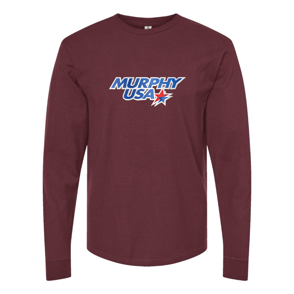 Men's Murphy USA  Logo Cotton Long Sleeve T-Shirt