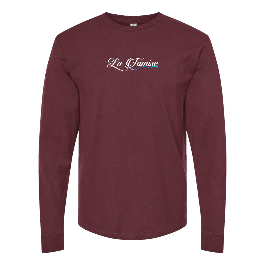 Men's La Tamise Logo  Cotton Long Sleeve T-Shirt