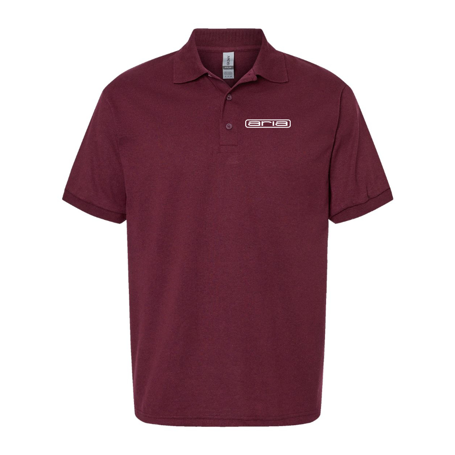 Men's Aria   Logo Dry Blend Polo