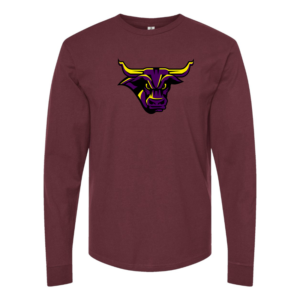 Men's Minnesota State Mavericks  Logo Cotton Long Sleeve T-Shirt