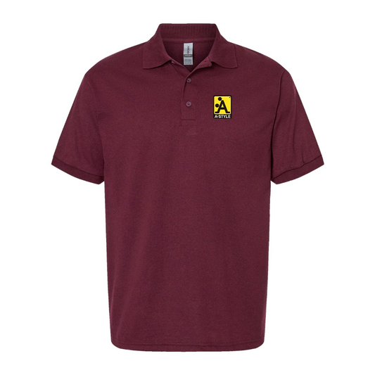 Men's A Style Logo Dry Blend Polo