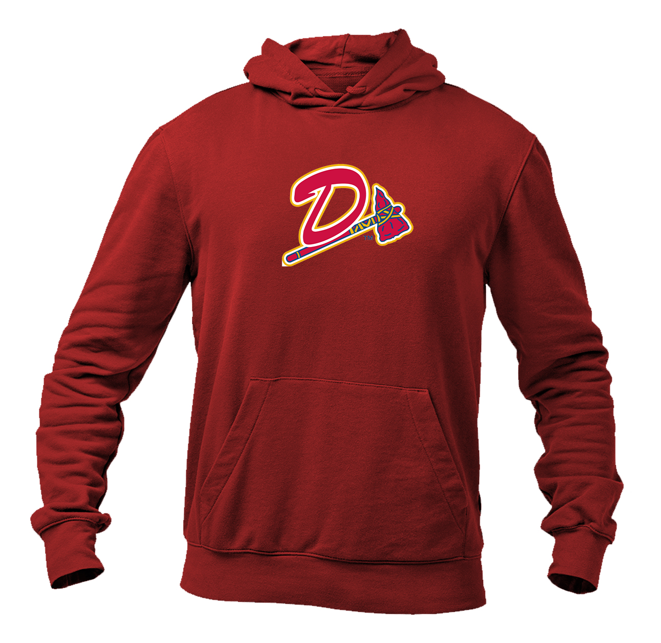 Men's Danville Braves Logo Pullover Hoodie