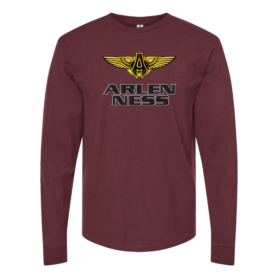 Men's Arlen Ness  Logo Cotton Long Sleeve T-Shirt