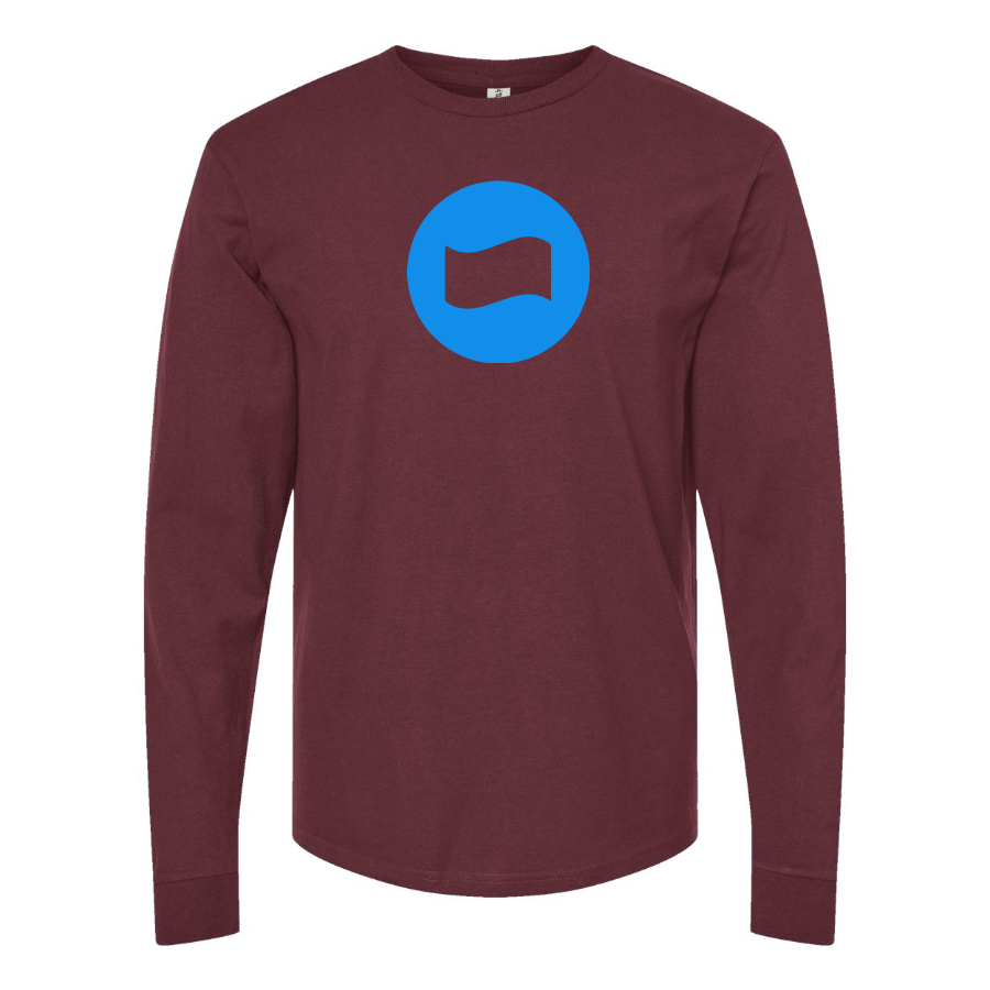 Men's Dana  Logo Cotton Long Sleeve T-Shirt