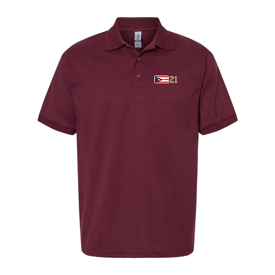 Men's Liga de Beisbol Profesional Roberto Clemente Logo Dry Blend Polo