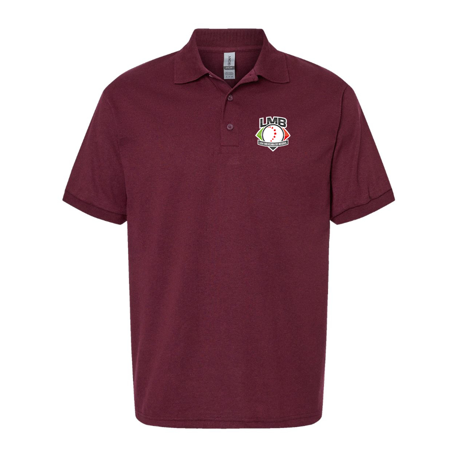 Men's Liga Mexicana de Béisbol Logo Dry Blend Polo