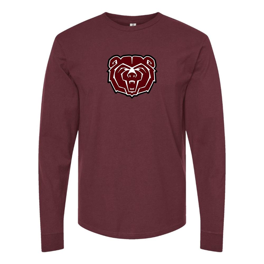 Men's  Missouri State Bears  Logo Cotton Long Sleeve T-Shirt