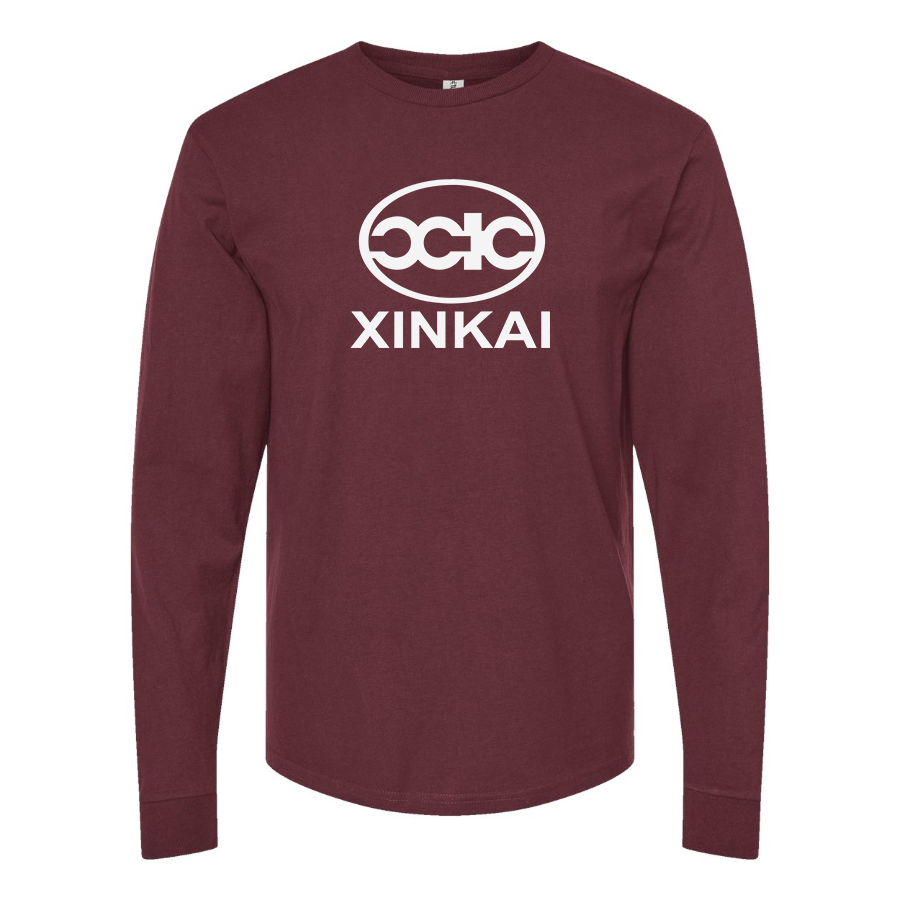 Men's Xin Kai Logo Cotton Long Sleeve T-Shirt